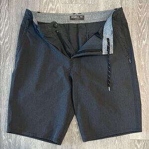 O'Neill Men's Charcoal Hybrid Shorts